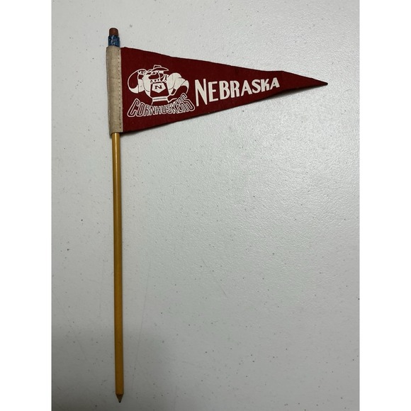Other - Nebraska Cornhuskers Felt Mini Pennant Pencil Vintage Retro Football Academia